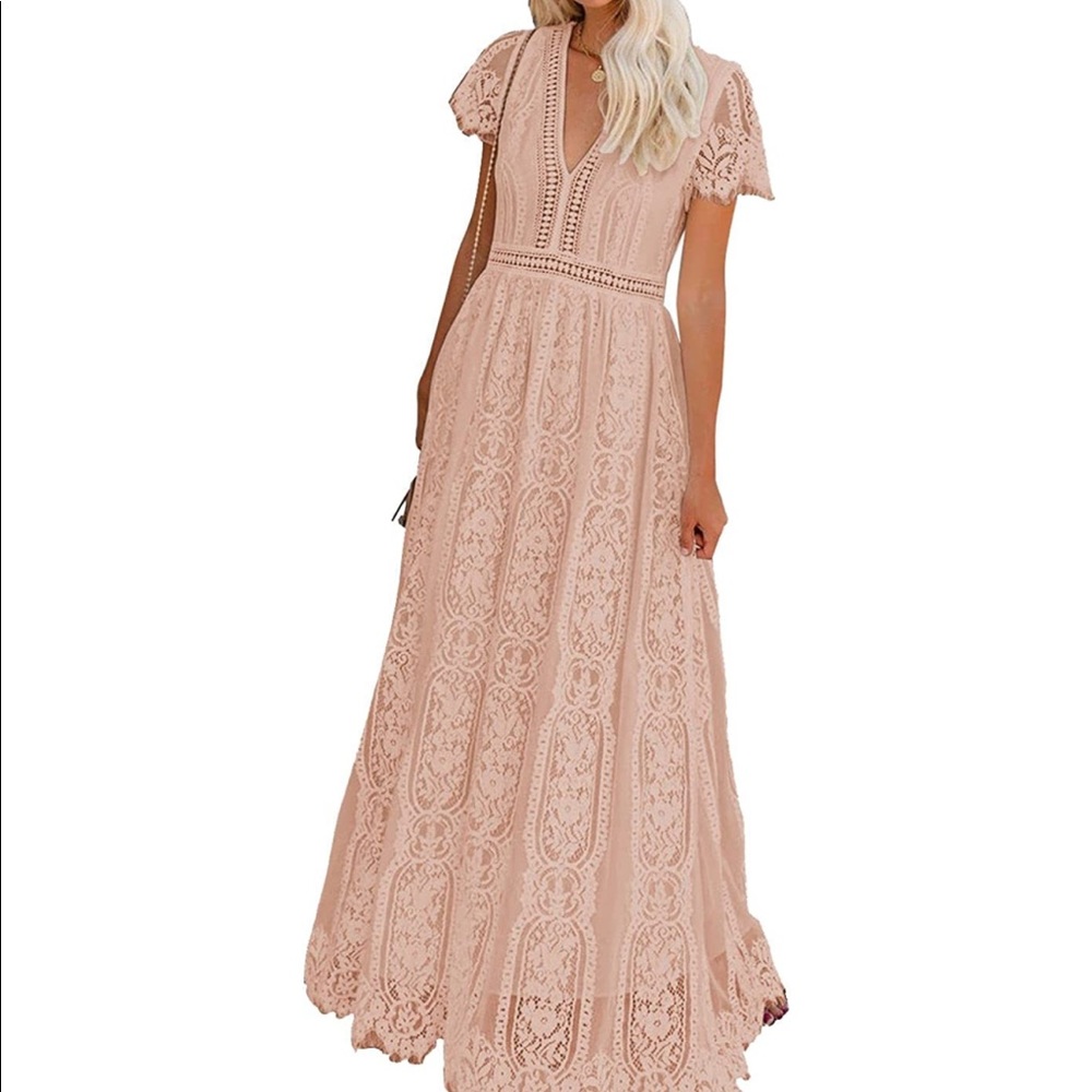 Beautiful Long Lace Dress